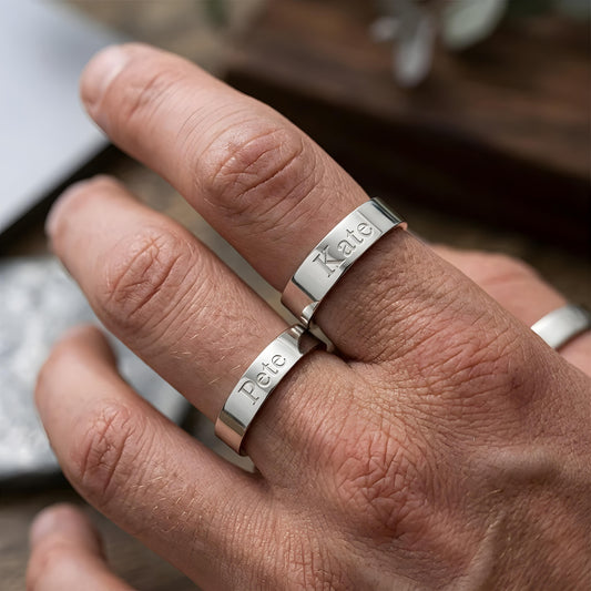 RAI — Personalized Stainless Steel Name Ring for Men