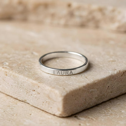 AKARI — Personalized Stainless Steel Ring for Women