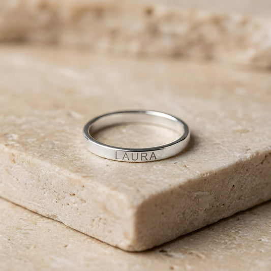 AKARI — Personalized Stainless Steel Ring for Women