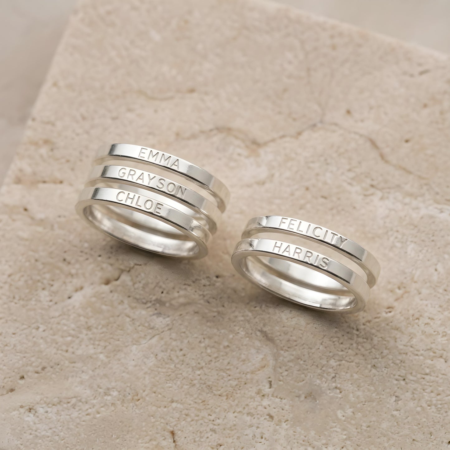 AKARI — Personalized Stainless Steel Ring for Women