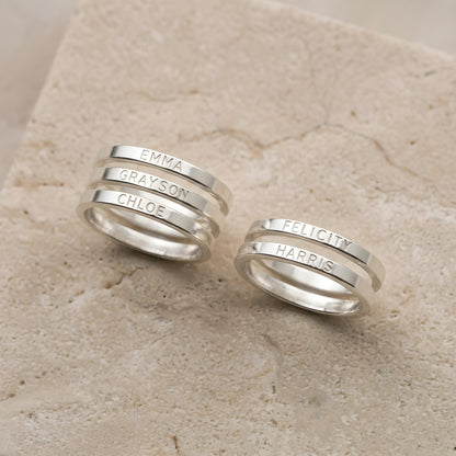 AKARI — Personalized Stainless Steel Ring for Women
