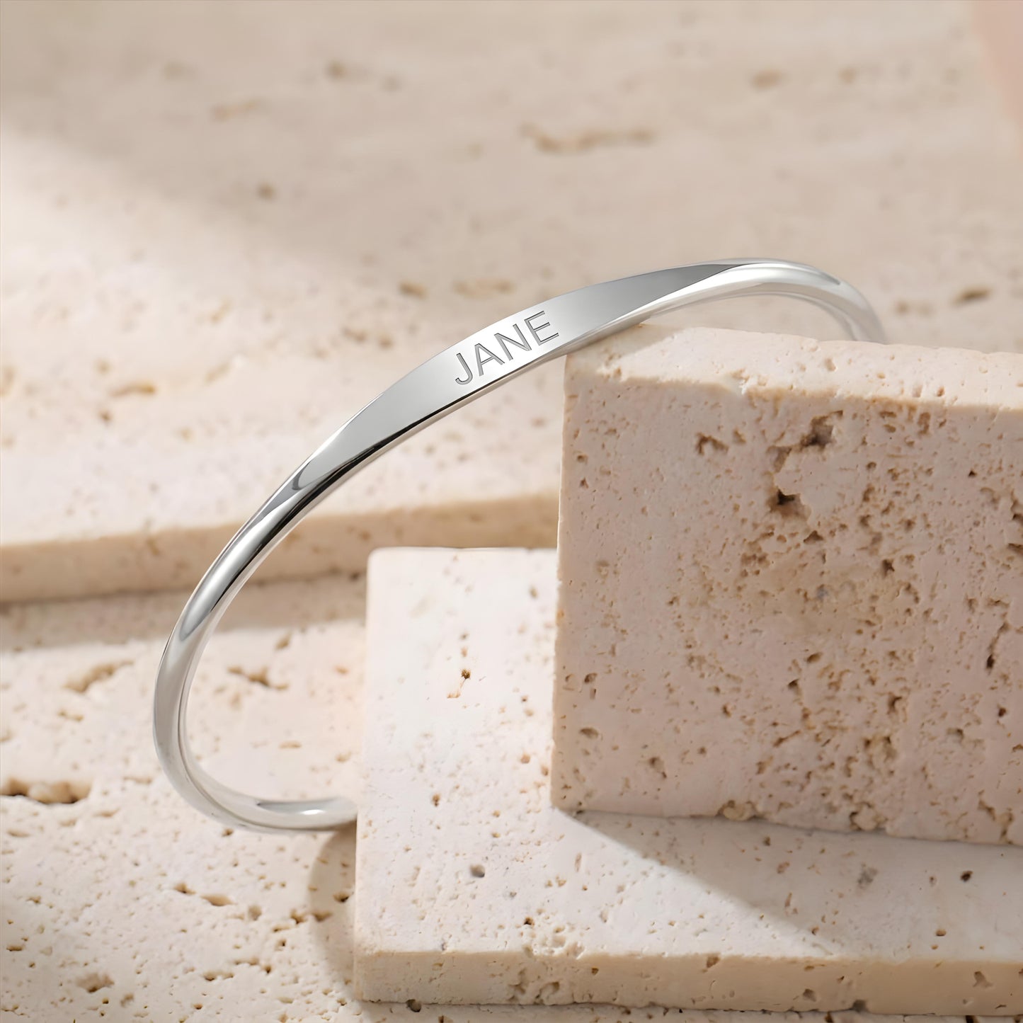 NOZOMI — Personalized Stainless Steel Bracelet for Women