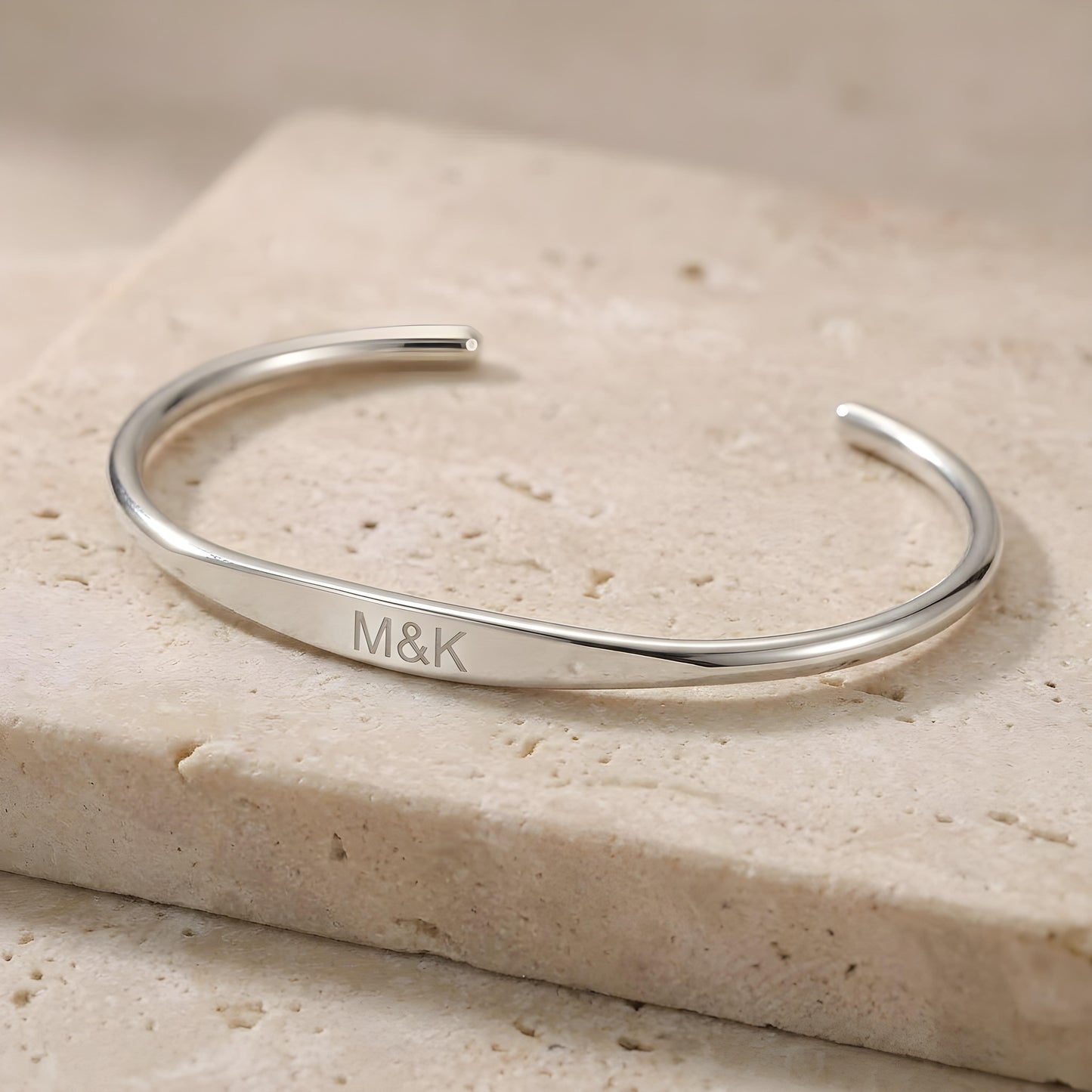 RENJI — Personalized Stainless Steel Bracelet for Men