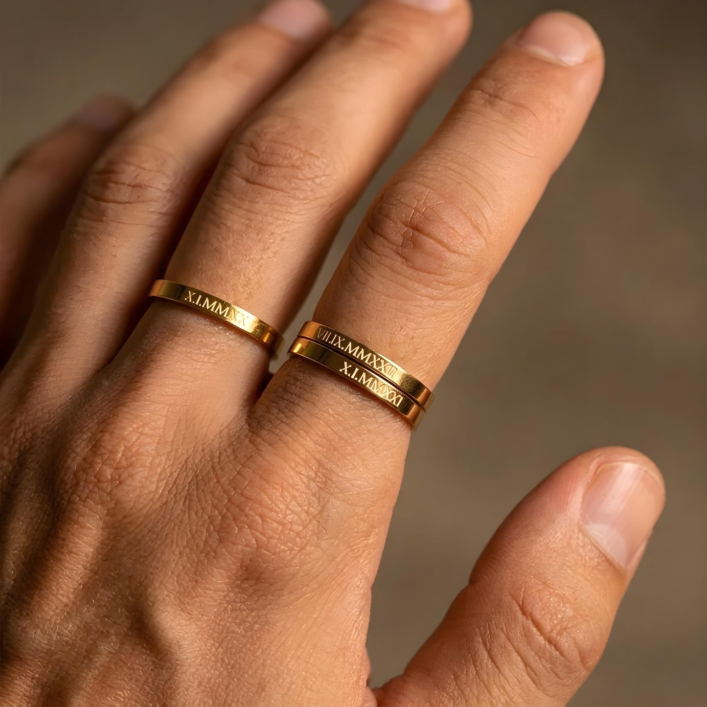 AUREN — Personalized Gold Ring for Men