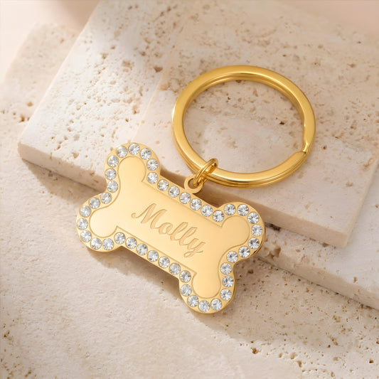 AKIO — Personalized Stainless Steel Pet ID Tag