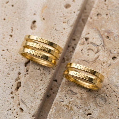 AUREN — Personalized Gold Ring for Men
