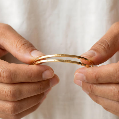 KAZURO — Personalized Stainless Steel Cuff Bracelet for Men
