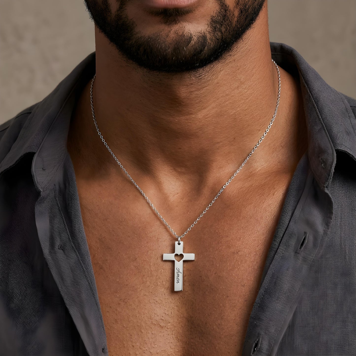 VALEN — Personalized Cross Necklace
