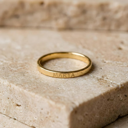 HINATA — Personalized Engraved Ring for Women