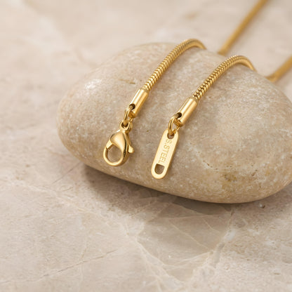 SOLÉRA — Stainless Steel Snake Chain Necklace