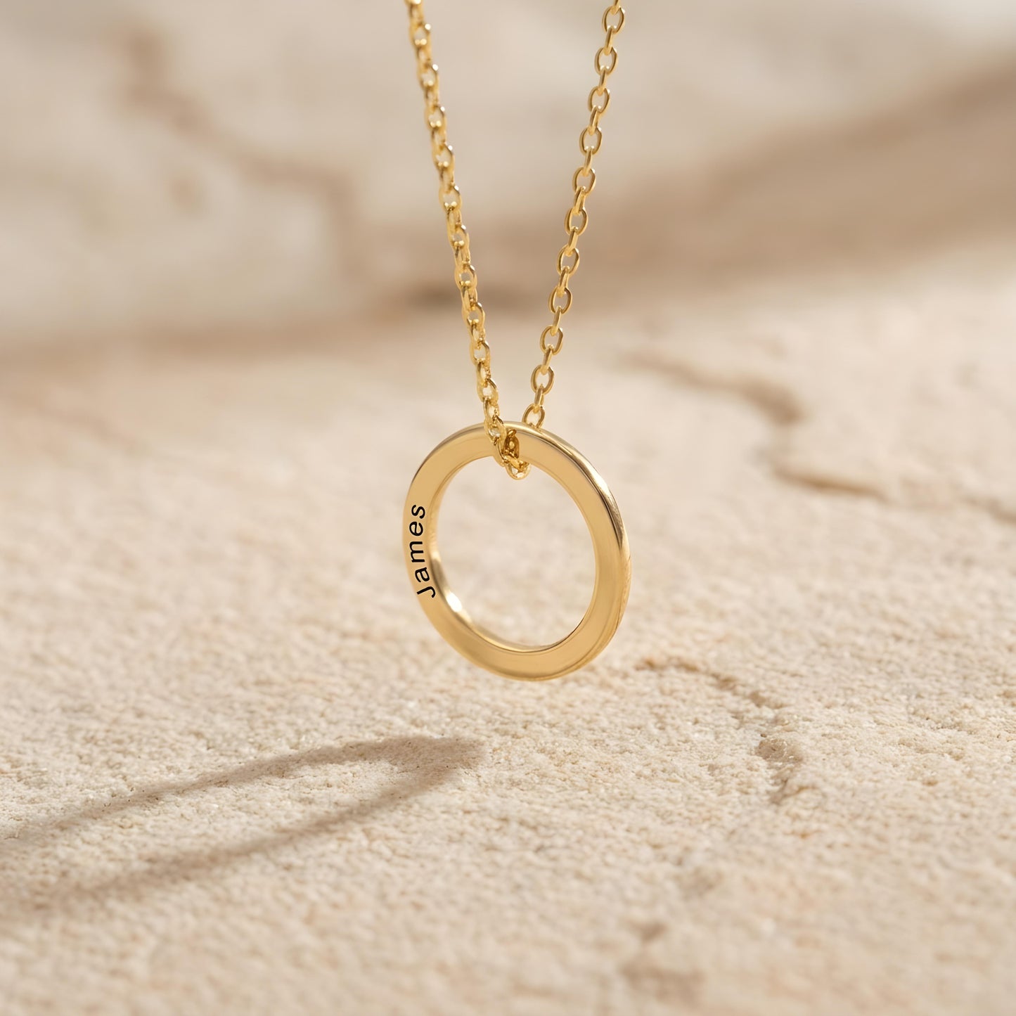 TAKUMI — Personalized Round Pendant Necklace for Men