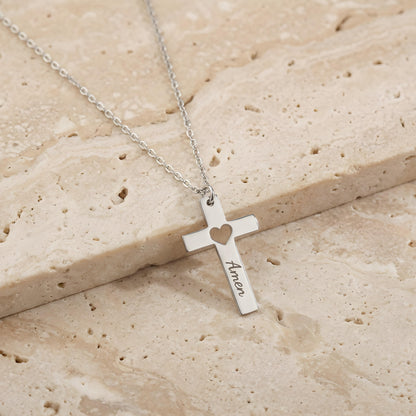 VELORIN — Personalized Cross Necklace