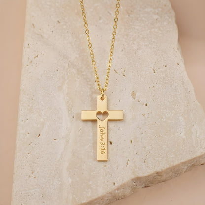 CAELIS — Personalized Cross Necklace
