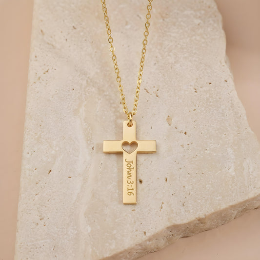 CAELIS — Personalized Cross Necklace