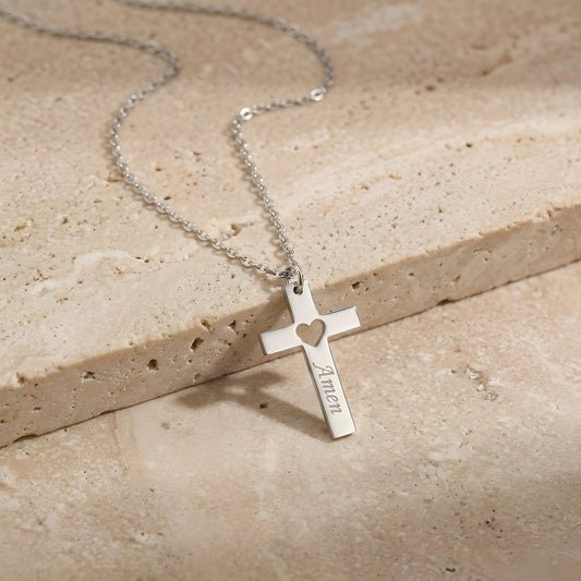 VALEN — Personalized Cross Necklace