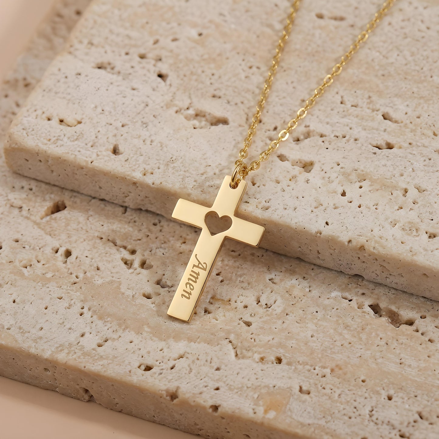 CAELIS — Personalized Cross Necklace