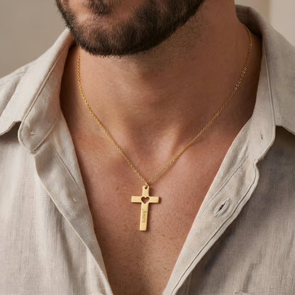 CAELIS — Personalized Cross Necklace