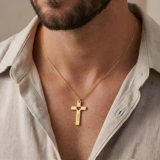 CAELIS — Personalized Cross Necklace