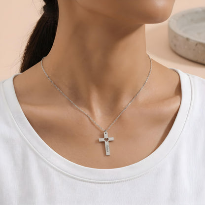 VELORIN — Personalized Cross Necklace