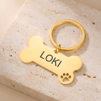 SERENQO — Personalized Stainless Steel Pet ID Tag