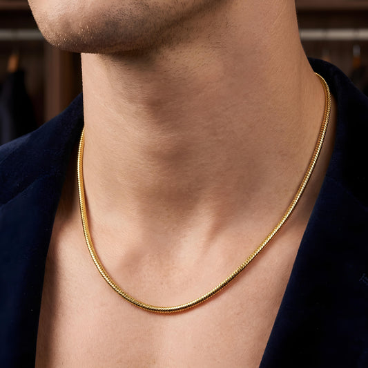 SOLVANE — Stainless Steel Snake Chain Necklace