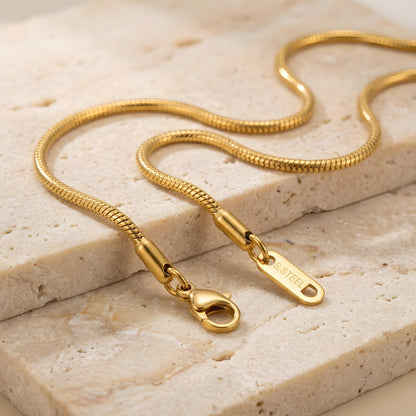 SOLVANE — Stainless Steel Snake Chain Necklace
