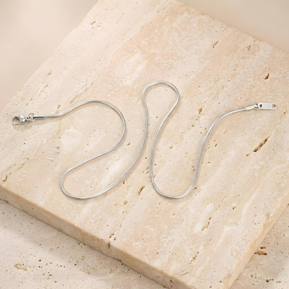 LUNARA — Stainless Steel Snake Chain Necklace