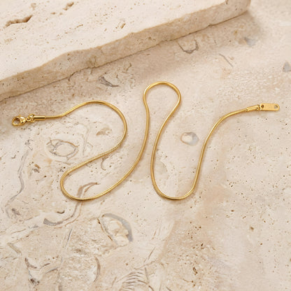 SOLVANE — Stainless Steel Snake Chain Necklace