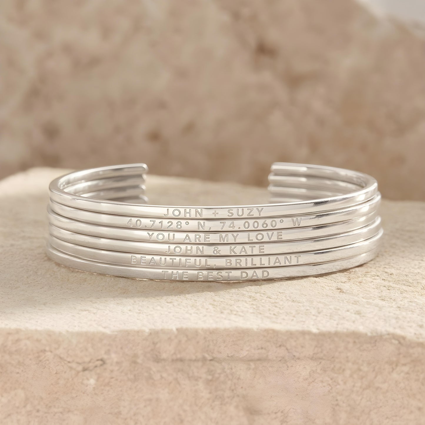 RYOTA — Personalized Stainless Steel Cuff Bracelet for Men