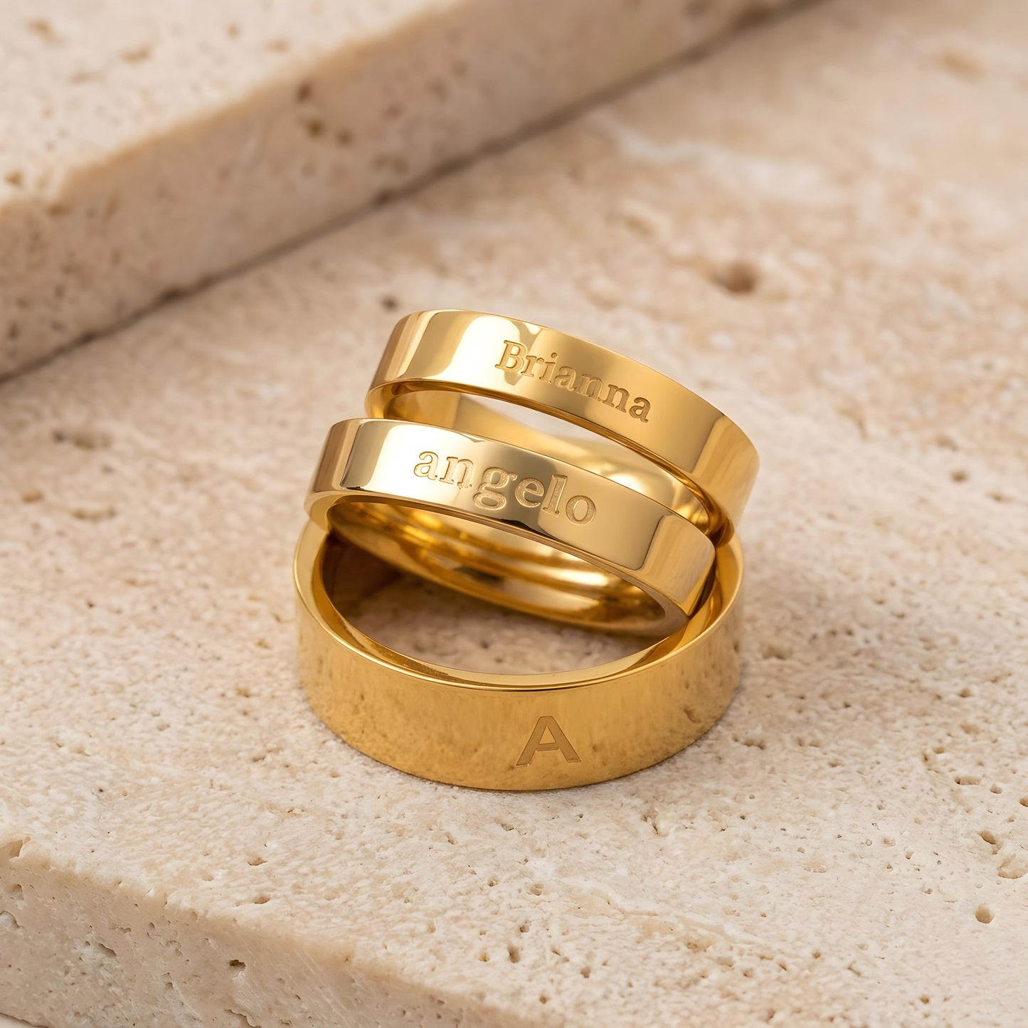 AKIRO — Personalized Stainless Steel Name Ring for Men