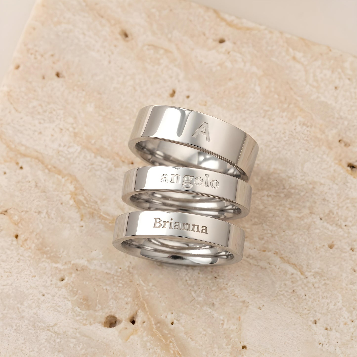 RAI — Personalized Stainless Steel Name Ring for Men