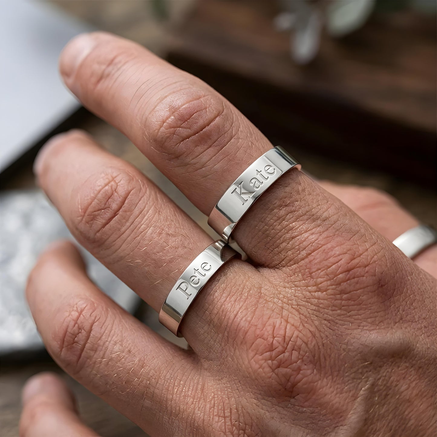 RAI — Personalized Stainless Steel Name Ring for Men
